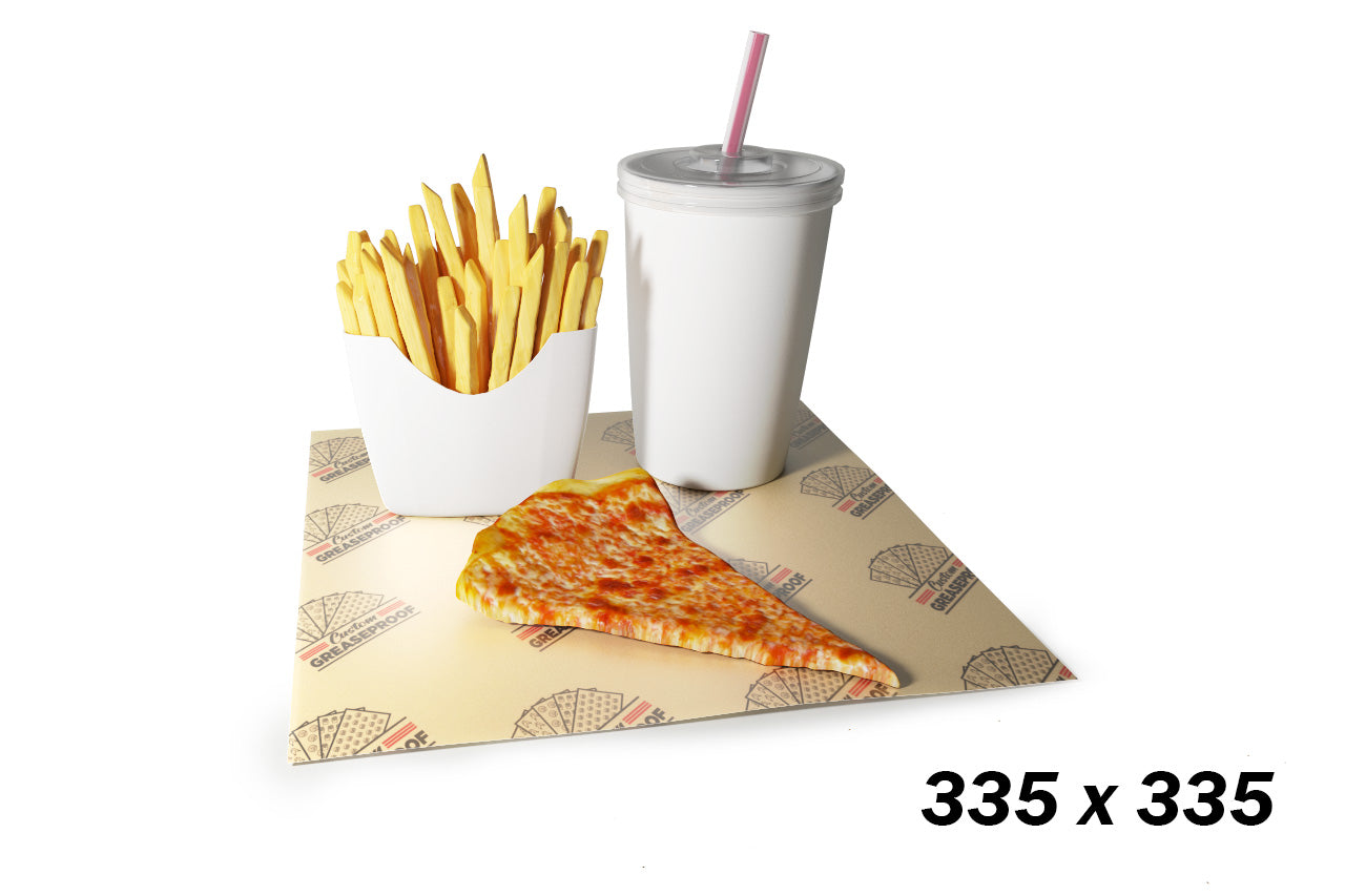 Custom Greaseproof Paper - 335x335mm