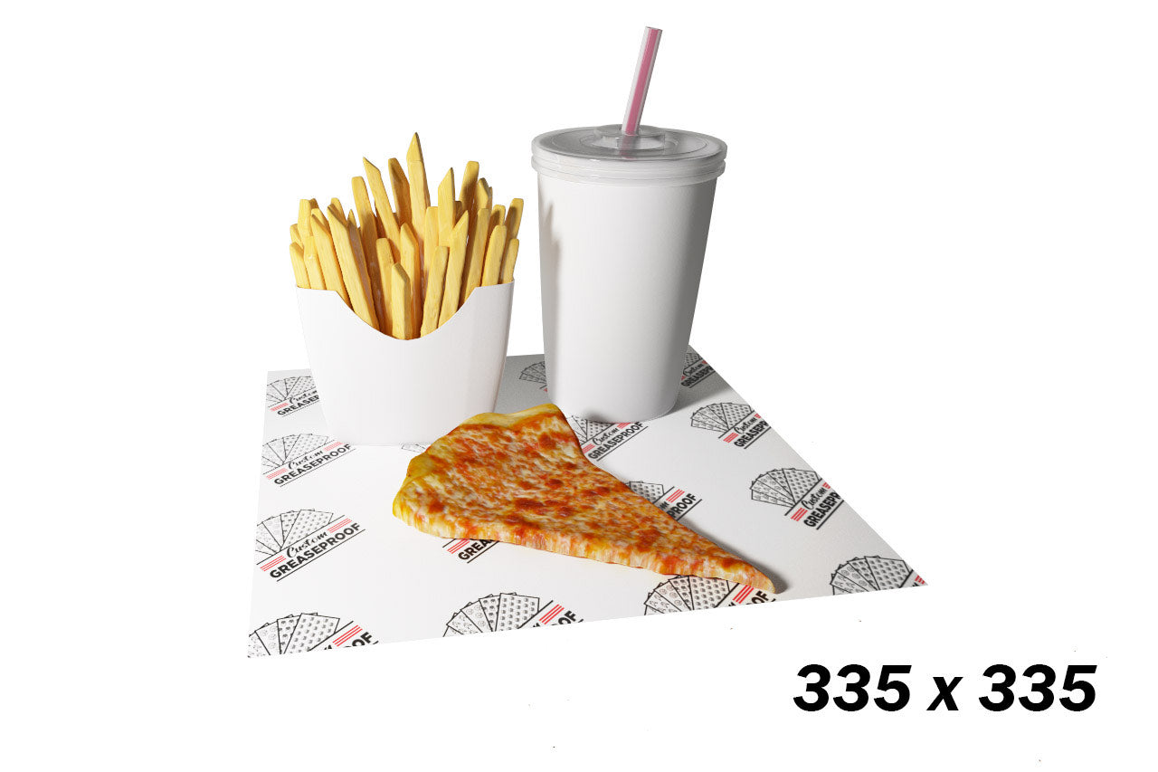 Custom Greaseproof Paper - 335x335mm