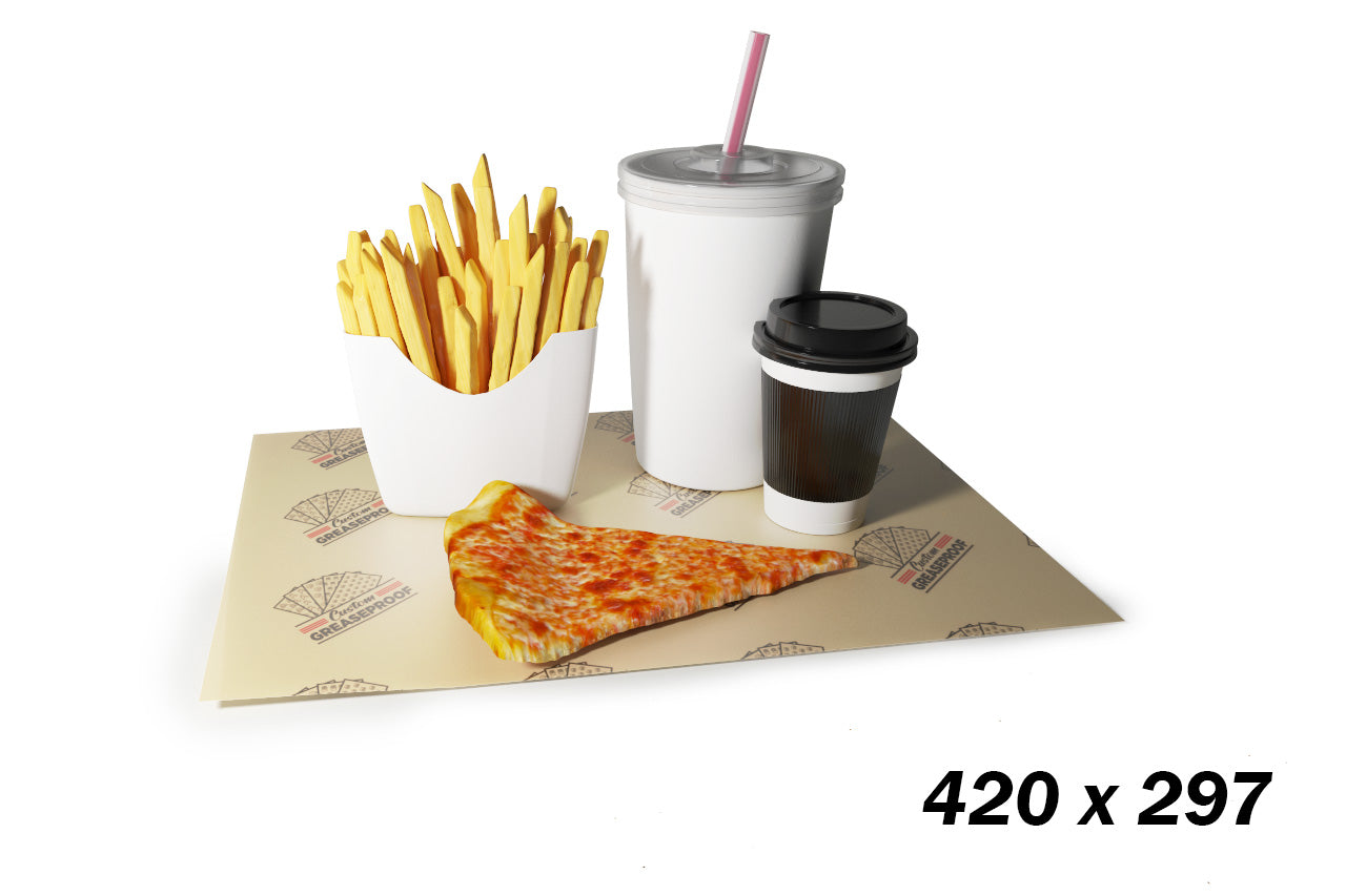 Custom Greaseproof Paper - 420x297mm