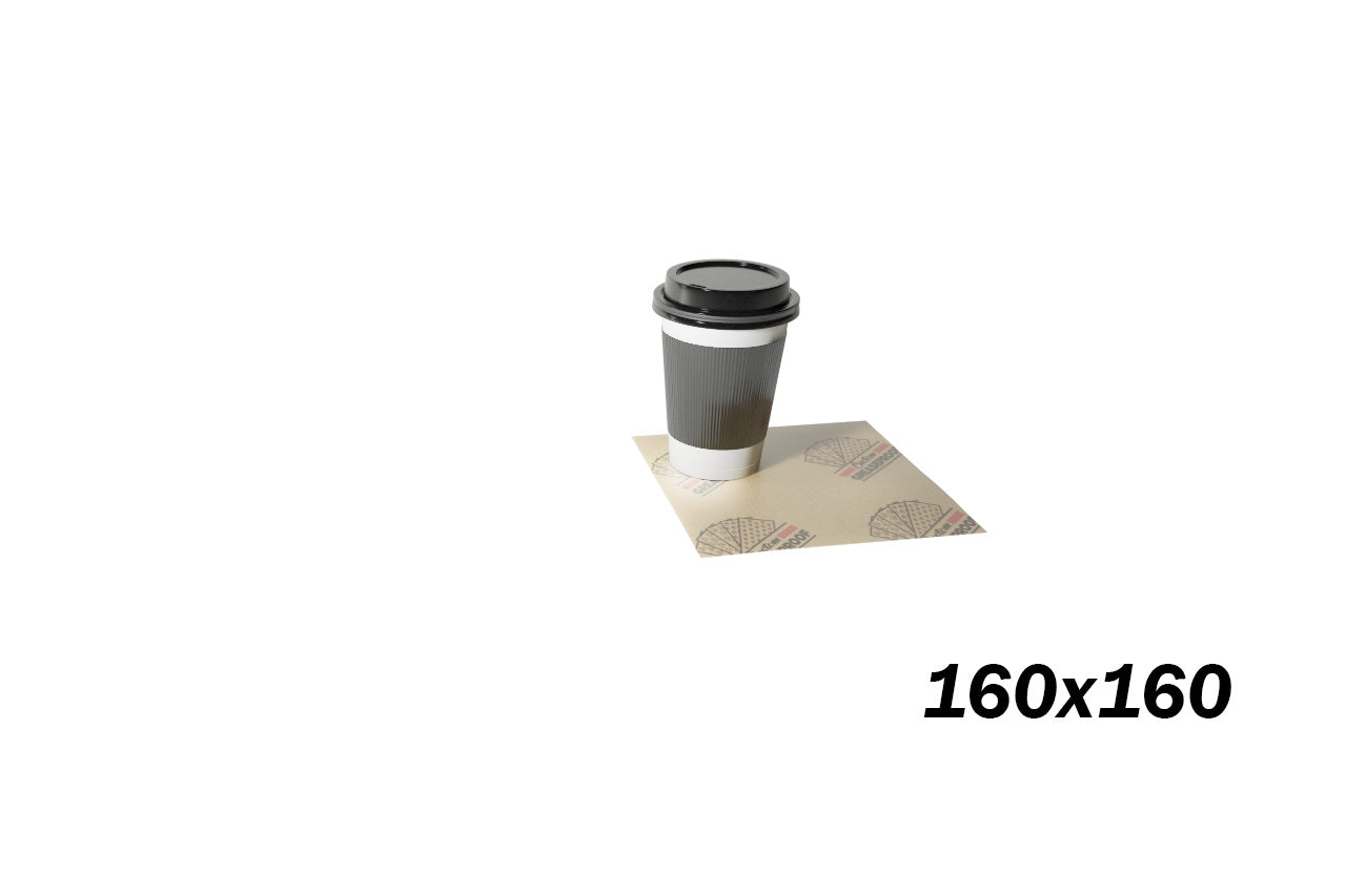 Custom Greaseproof Paper - 160x160mm