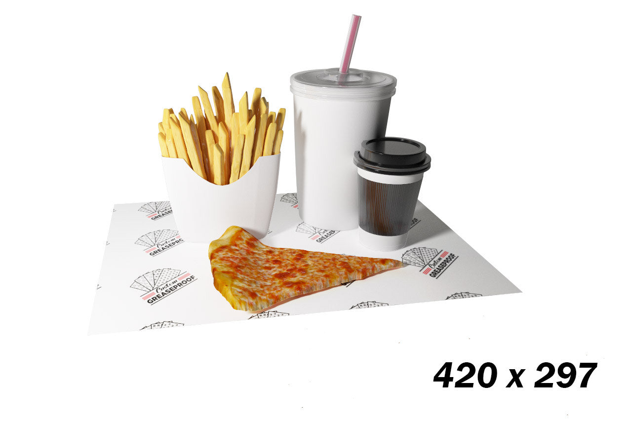 Custom Greaseproof Paper - 420x297mm