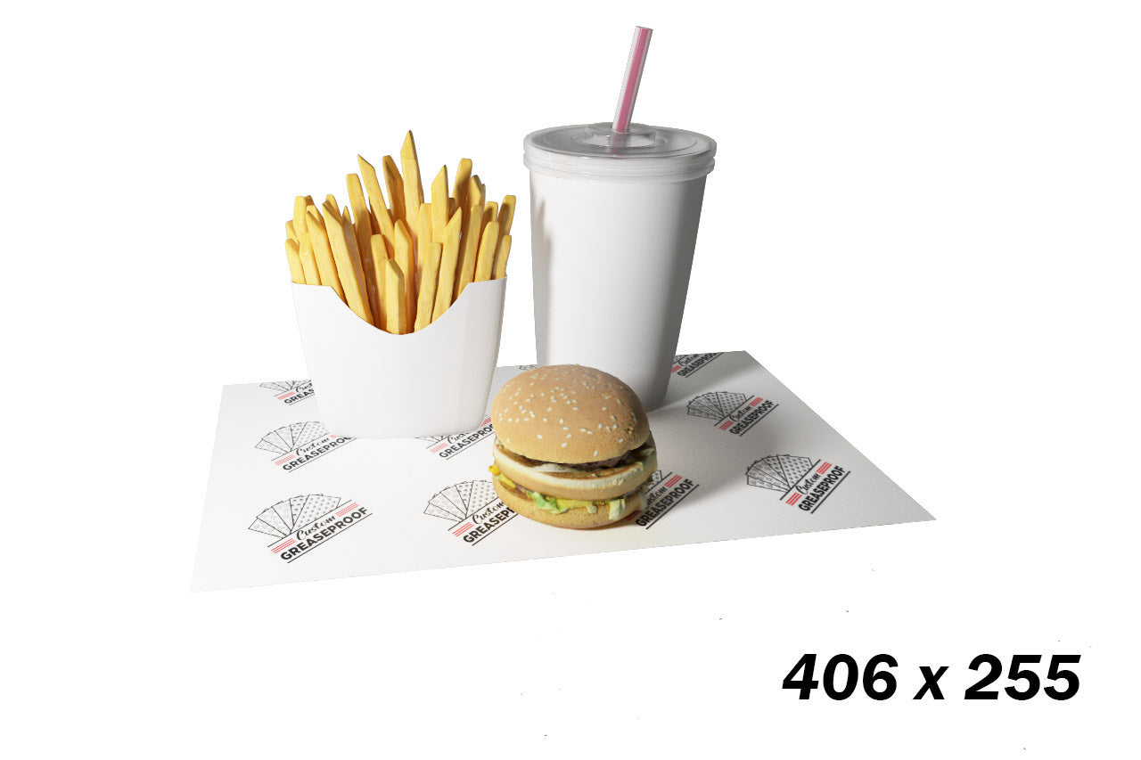 Custom Greaseproof Paper - 406x255mm